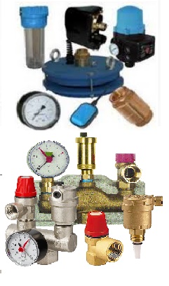 Комплектующие для систем водоснабжения и отопления