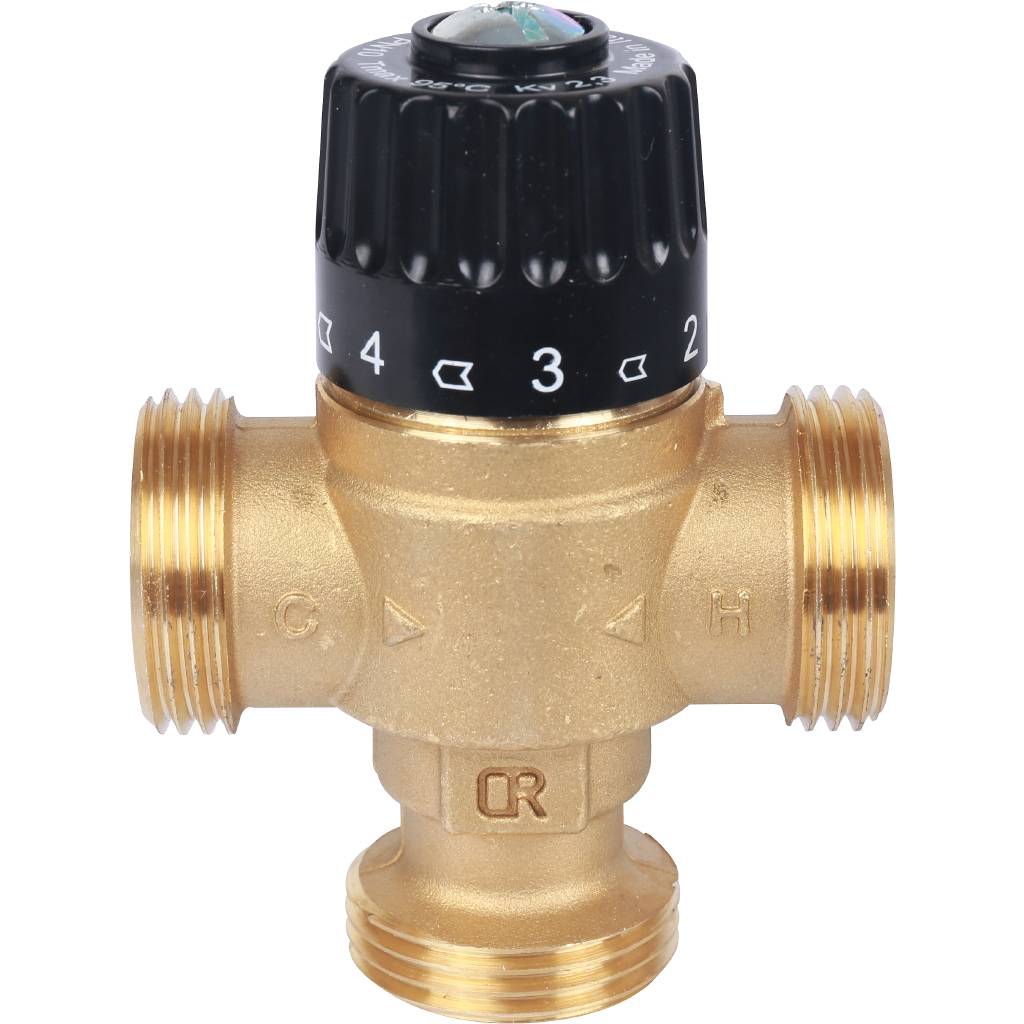 Термостатический смесительный клапан для систем отопления и ГВС 1 НР 30-65°С KV 2,3 STOUT